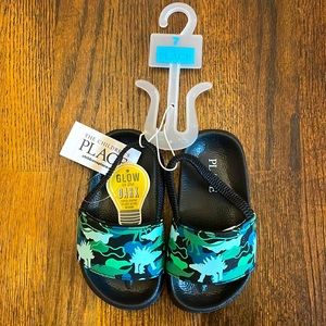 Toddler Boys Glow Dino Sandals